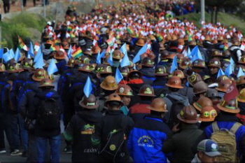Bergarbeiterstreik in Cochabamba