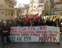 Sozialproteste in Griechenland